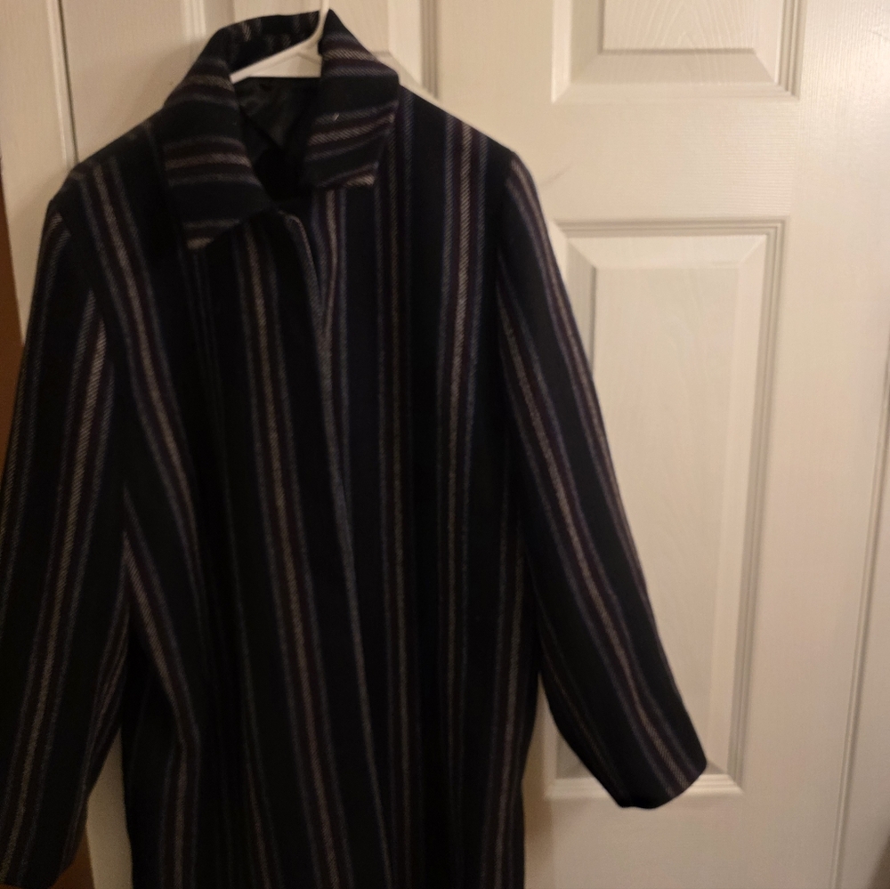 Striped Long Coat